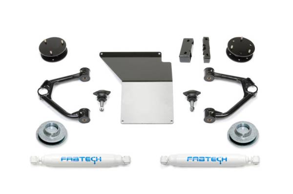 Fabtech - Fabtech 3" BUDGET SYS W/ PERF SHOCKS 07-14 GM C/K1500 SUV K1060 - Image 1