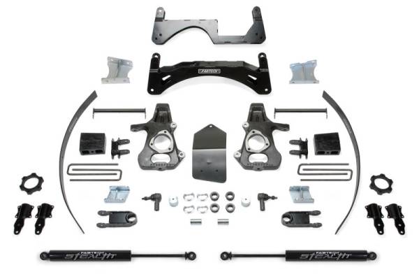 Fabtech - Fabtech 6" BASIC SYS W/ STEALTH 14-18 GM C/K1500 P/U W/ OE FORG STL UCA K1067M - Image 1