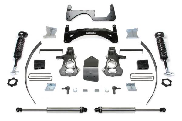 Fabtech - Fabtech 6" BASIC SYS W/ DL 2.5 & 2.25 14-18 GM C/K1500 P/U W/ OE ALM OR STMP STL UCA K1068DL - Image 1