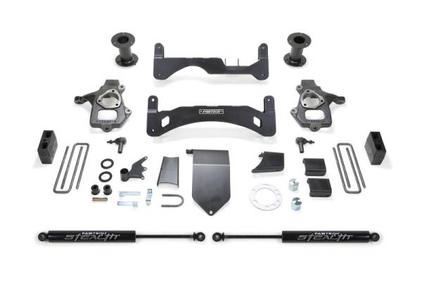 Fabtech - Fabtech 6" BASIC SYS G2 W/ STEALTH 14-18 GM C/K1500 P/U W/ OE ALM OR STMP STL UCA K1084M - Image 1