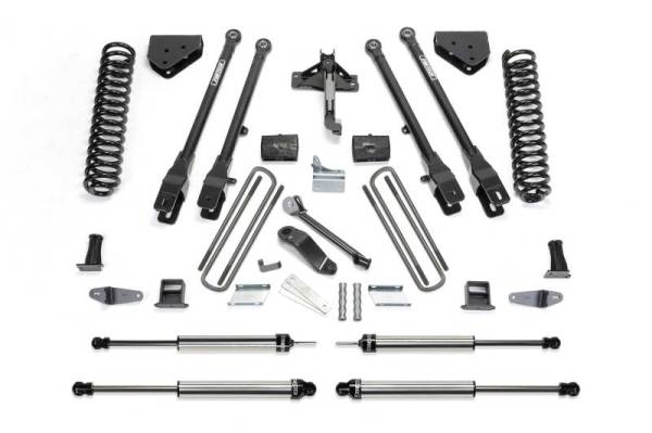 Fabtech - Fabtech 6" 4LINK SYS W/COILS & DLSS SHKS 08-10 FORD F450/550 4WD K2054DL - Image 1