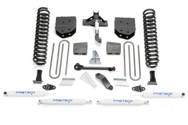 Fabtech - Fabtech 4" BASIC SYS W/PERF SHKS 2008-16 FORD F250/F350 4WD K2210 - Image 1