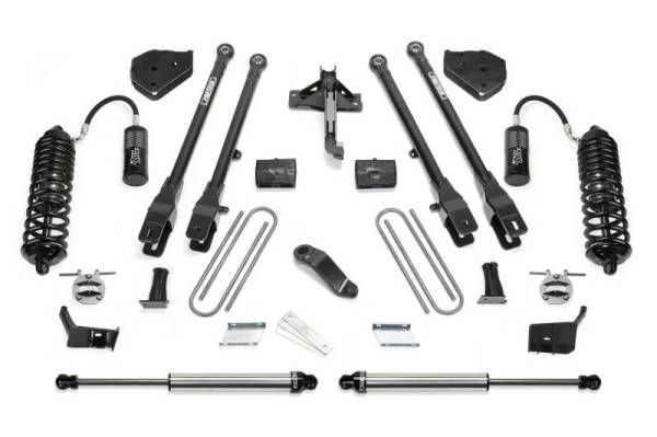 Fabtech - Fabtech 6" 4LINK SYS W/ 4.0 & 2.25 DL 2017 FORD F450/F550 4WD DIESEL K2285DL - Image 1