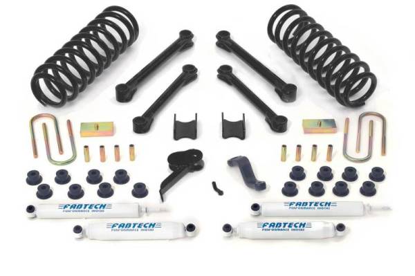 Fabtech - Fabtech 4.5" PERF SYS W/PERF SHKS 09-13 DODGE 2500/3500 4WD W/DIESEL & AUTO K3037 - Image 1