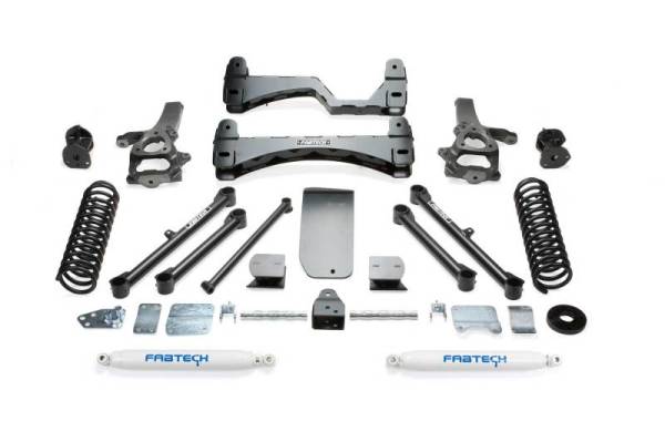 Fabtech - Fabtech 6" BASIC SYS W/PERF SHKS 2013-18 RAM 1500 4WD K3055 - Image 1