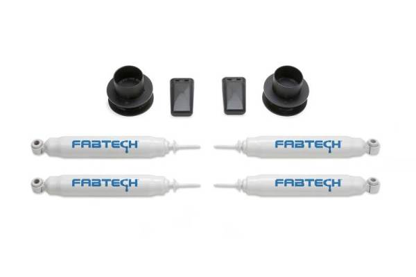 Fabtech - Fabtech 2.5" COIL SPCR KIT W/PERF SHKS 2014-18 RAM 2500 4WD K3060 - Image 1