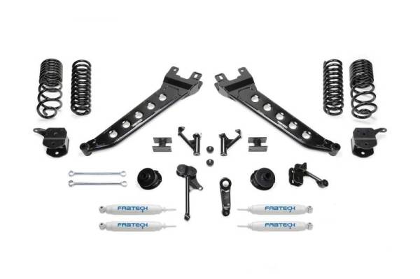 Fabtech - Fabtech 7" RADIUS ARM KIT W/ PERF SHKS 2014-18 RAM 2500 4WD K3156 - Image 1