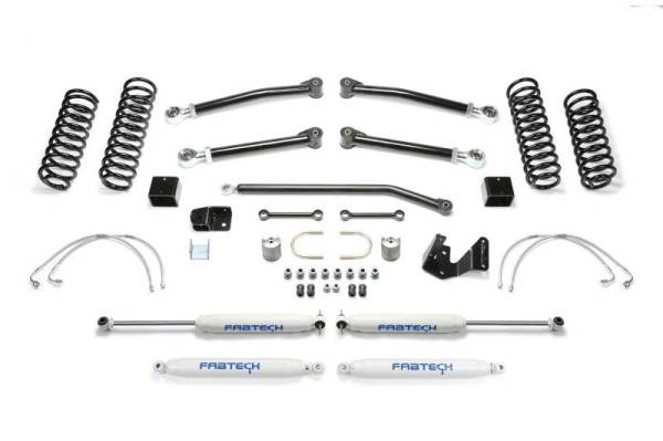 Fabtech - Fabtech 3" TRAIL II W/ PERF SHOCKS 2007-18 JEEP JK 2-DOOR K4051 - Image 1