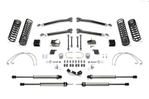 Fabtech - Fabtech 5" TRAIL LT W/ DLSS SHKS 2007-18 JEEP JK 2-DOOR K4068DL - Image 1