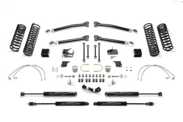 Fabtech - Fabtech 5" TRAIL LT W/ STEALTH 2007-18 JEEP JK 2-DOOR K4068M - Image 1