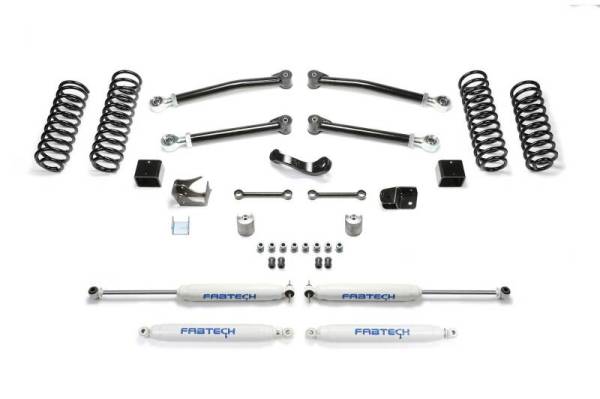 Fabtech - Fabtech 3" TRAIL W/ PERF SHOCKS 2007-18 JEEP JK 2-DOOR K4089 - Image 1