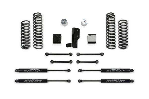 Fabtech - Fabtech 3" SPORT SYSTEM W/ STEALTH 2018-22 JEEP JL 4-DOOR 4WD K4107M - Image 1