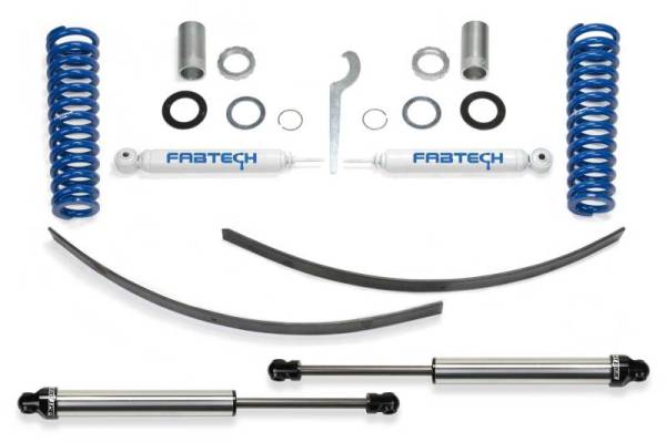 Fabtech - Fabtech 0-3.5" BASIC ADJ C/O SYS W/RR DLSS 95.5-04 TOYOTA TACOMA PRNNR 6 LUG MDLS 2/4WD K7015DL - Image 1