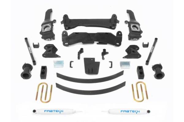 Fabtech - Fabtech 6" BASIC SYS W/PERF SHKS 05-14 TOYOTA TACOMA 4WD/ 2WD 6 LUG MODELS ONLY K7019 - Image 1