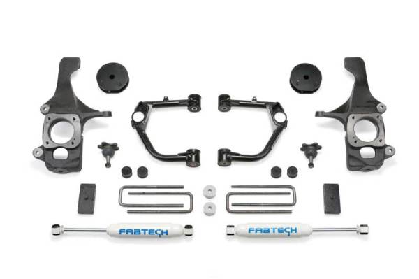 Fabtech - Fabtech 4" UCA KIT W/BJS & PERF SHKS 07-15 TOYOTA TUNDRA 2WD/4WD K7028 - Image 1