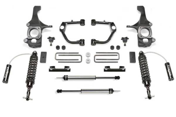 Fabtech - Fabtech 4" UCA KIT W/ BALL JOINTS W/ DLSS 2.5 C/O RESI & RR DLSS 07-15 TOYOTA TUNDRA 2WD K7044DL - Image 1