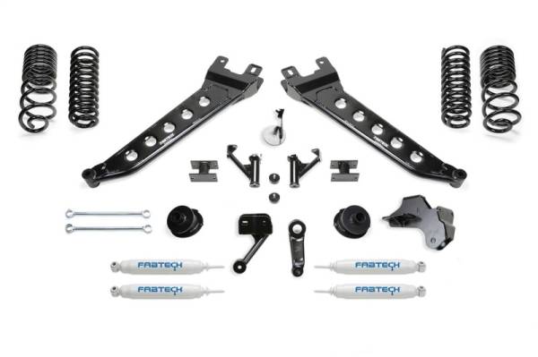 Fabtech - Fabtech 5" RADIUS ARM KIT W/PERF SHKS 2019-21 RAM 2500 4WD K3180 - Image 1