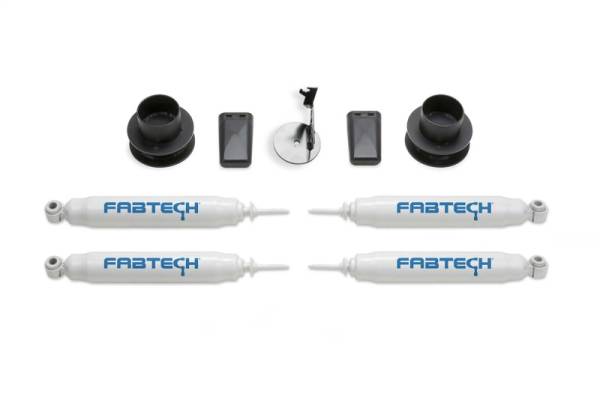 Fabtech - Fabtech 2.5" COIL SPCR KIT W/PERF SHKS 2019-21 RAM 2500 4WD K3191 - Image 1