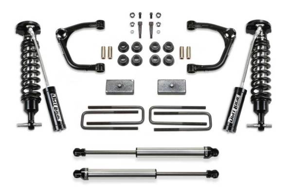 Fabtech - Fabtech 3" UNIBALL UCA SYS W/ DL 2.5 RESI & 2.25 2019-21 GM C/K1500 P/U DIESEL K1168DL - Image 1