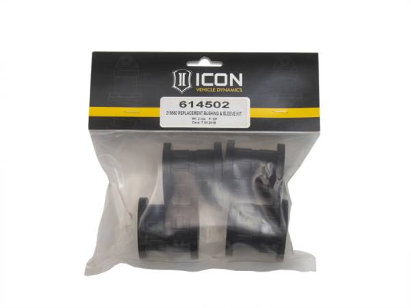 ICON Vehicle Dynamics - ICON Vehicle Dynamics 218550 REPLACEMENT BUSHING AND SLEEVE KIT 614502 - Image 1