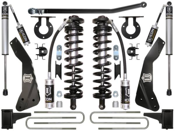 ICON Vehicle Dynamics - ICON Vehicle Dynamics 11-16 FORD F-250/F-350 4-5.5" STAGE 1 COILOVER CONVERSION SYSTEM K63131 - Image 1