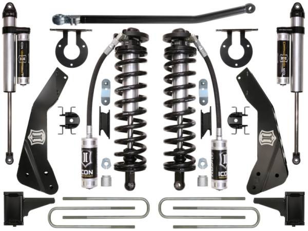 ICON Vehicle Dynamics - ICON Vehicle Dynamics 11-16 FORD F-250/F-350 4-5.5" STAGE 3 COILOVER CONVERSION SYSTEM K63133 - Image 1