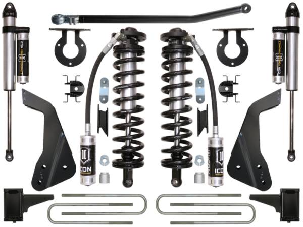 ICON Vehicle Dynamics - ICON Vehicle Dynamics 08-10 FORD F-250/F-350 4-5.5" STAGE 3 COILOVER CONVERSION SYSTEM K63123 - Image 1