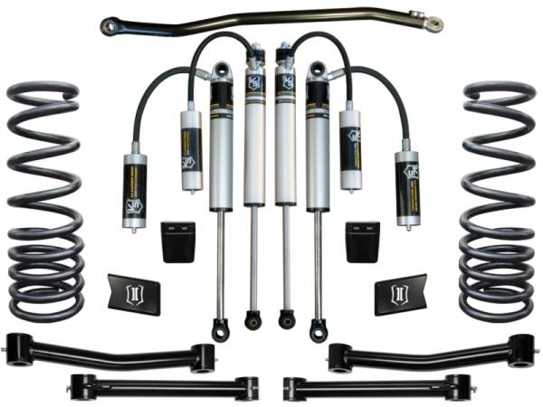 ICON Vehicle Dynamics - ICON Vehicle Dynamics 03-12 RAM 2500/3500 4WD 2.5" STAGE 3 SUSPENSION SYSTEM K212503T - Image 1