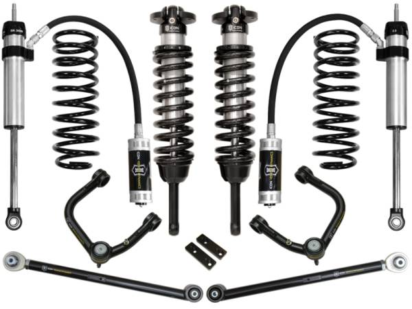 ICON Vehicle Dynamics - ICON Vehicle Dynamics 10-UP FJ/10-UP 4RUNNER 0-3.5" STAGE 4 SUSPENSION SYSTEM W TUBULAR UCA K53064T - Image 1