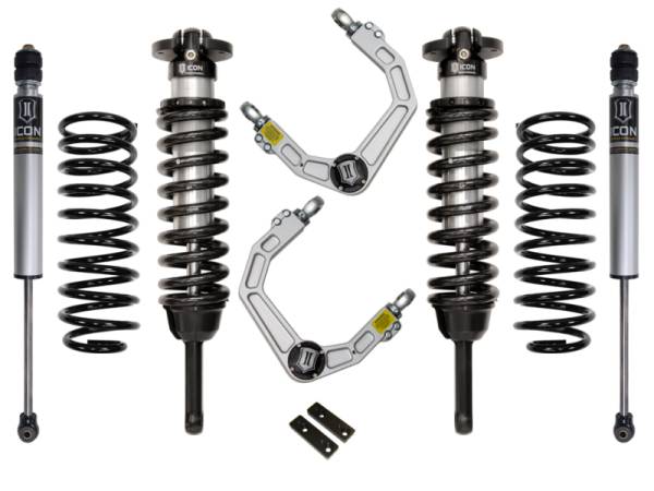 ICON Vehicle Dynamics - ICON Vehicle Dynamics 10-UP FJ/10-UP 4RUNNER 0-3.5" STAGE 2 SUSPENSION SYSTEM W BILLET UCA K53062 - Image 1