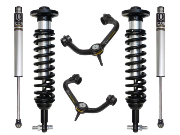 ICON Vehicle Dynamics - ICON Vehicle Dynamics 2015-2020 FORD F150 2WD 0-3" STAGE 2 SUSPENSION SYSTEM W TUBULAR UCA K93092T - Image 1