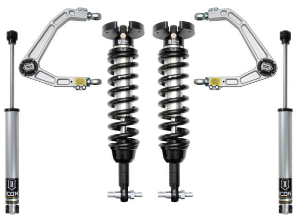 ICON Vehicle Dynamics - ICON Vehicle Dynamics 19-UP GM 1500 1.5-3.5" STAGE 2 SUSPENSION SYSTEM W BILLET UCA K73062 - Image 1