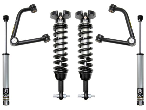 ICON Vehicle Dynamics - ICON Vehicle Dynamics 19-UP GM 1500 1.5-3.5" STAGE 2 SUSPENSION SYSTEM W TUBULAR UCA K73062T - Image 1