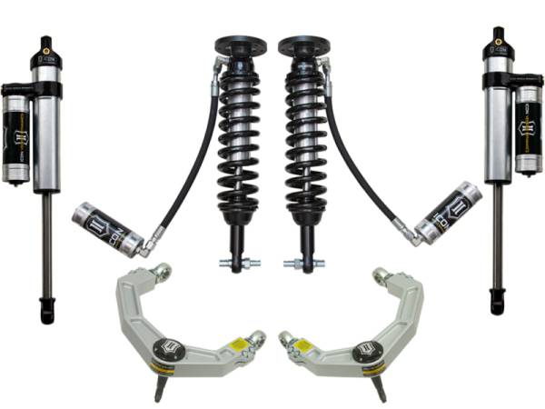 ICON Vehicle Dynamics - ICON Vehicle Dynamics 2014 FORD F150 4WD 1.75-2.63" STAGE 4 SUSPENSION SYSTEM W BILLET UCA K93064 - Image 1