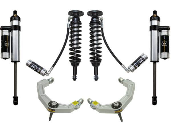 ICON Vehicle Dynamics - ICON Vehicle Dynamics 09-13 FORD F150 2WD 1.75-2.63" STAGE 3 SUSPENSION SYSTEM W BILLET UCA K93012 - Image 1