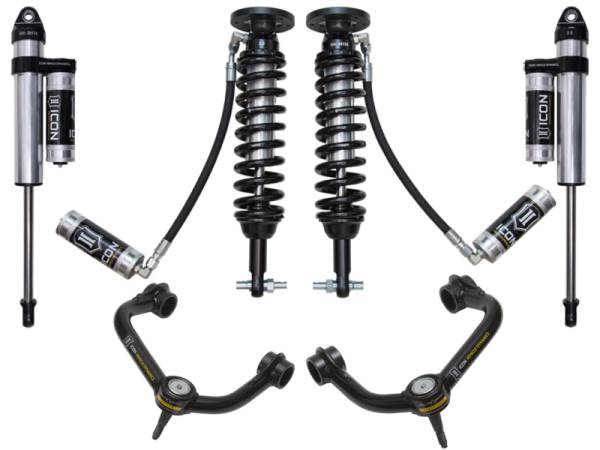 ICON Vehicle Dynamics - ICON Vehicle Dynamics 2015-2020 FORD F150 2WD 1.75-3" STAGE 4 SUSPENSION SYSTEM W TUBULAR UCA K93094T - Image 1