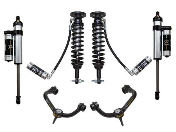 ICON Vehicle Dynamics - ICON Vehicle Dynamics 2014 FORD F150 4WD 1.75-2.63" STAGE 4 SUSPENSION SYSTEM W TUBULAR UCA K93064T - Image 1