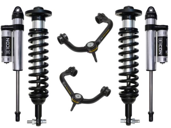 ICON Vehicle Dynamics - ICON Vehicle Dynamics 2015-2020 FORD F150 4WD 0-2.63" STAGE 3 SUSPENSION SYSTEM W TUBULAR UCA K93083T - Image 1