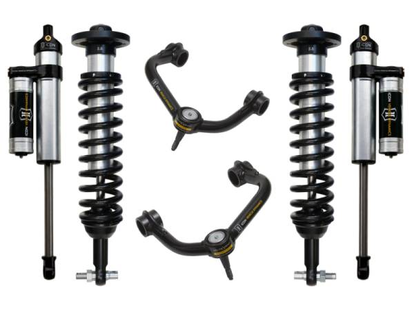 ICON Vehicle Dynamics - ICON Vehicle Dynamics 2014 FORD F150 2WD 0-2.63" STAGE 3 SUSPENSION SYSTEM W TUBULAR UCA K93073T - Image 1