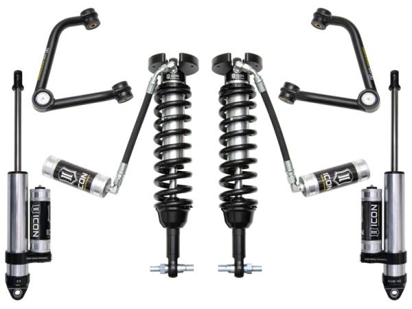 ICON Vehicle Dynamics - ICON Vehicle Dynamics 19-UP GM 1500 1.5-3.5" STAGE 3 SUSPENSION SYSTEM W TUBULAR UCA K73063T - Image 1