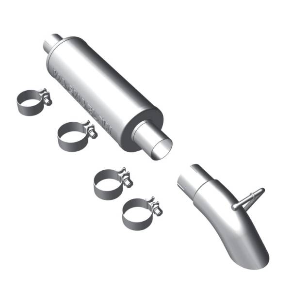 MagnaFlow Exhaust Products - MagnaFlow Exhaust Products Off Road Pro Series Gas Stainless Cat-Back 17125 - Image 1