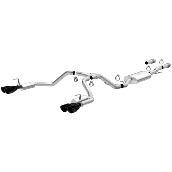 MagnaFlow Exhaust Products - MagnaFlow Exhaust Products Street Series Black Chrome Cat-Back System 19543 - Image 1