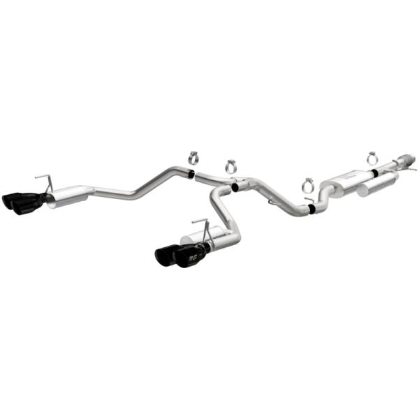 MagnaFlow Exhaust Products - MagnaFlow Exhaust Products Street Series Black Chrome Cat-Back System 19541 - Image 1