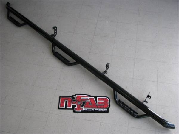 N-Fab - N-Fab Nerf Step 10-17 Dodge Ram 1500 Crew Cab 6.4ft Bed - Gloss Black - Bed Access - 3in - D10103CC-6 - Image 1