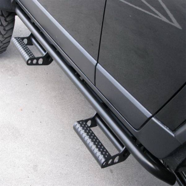 N-Fab - N-Fab RKR Step System 15-17 GMC - Chevy Canyon/Colorado Crew Cab - Tex. Black - 1.75in - G154RKRCCS4 - Image 1