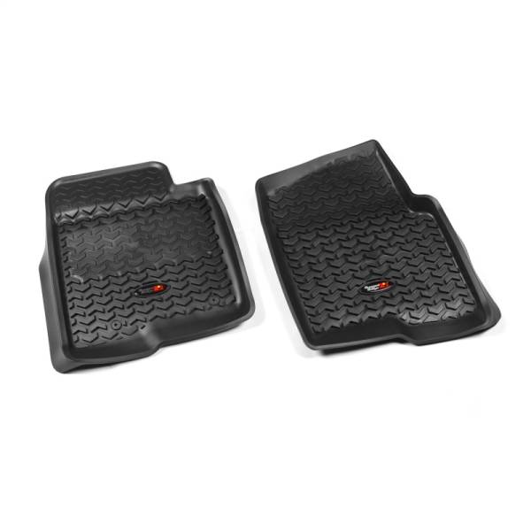 Rugged Ridge - Rugged Ridge All Terrain Floor Liner, Front Pair, Black; 11-14 Ford F-150 82902.31 - Image 1