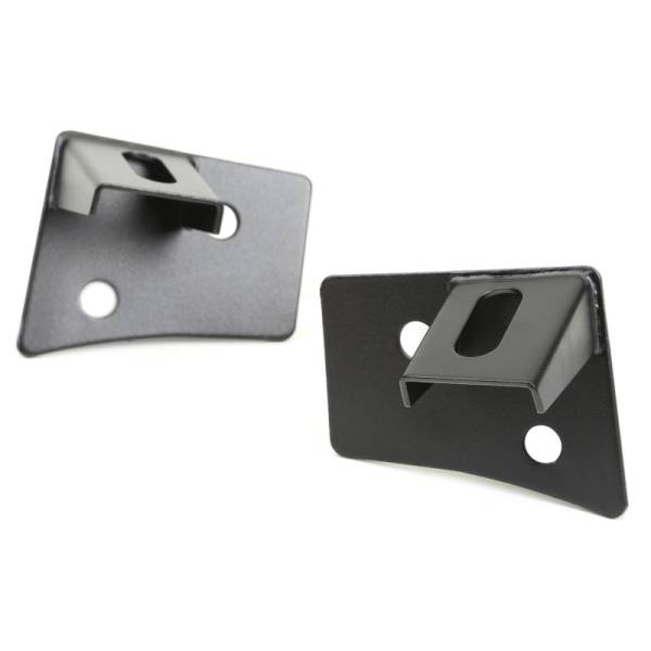 Rugged Ridge - Rugged Ridge Light Mount Bracket Kit, Windshield, Textured Black; 07-18 Wrangler JK 11027.04 - Image 1