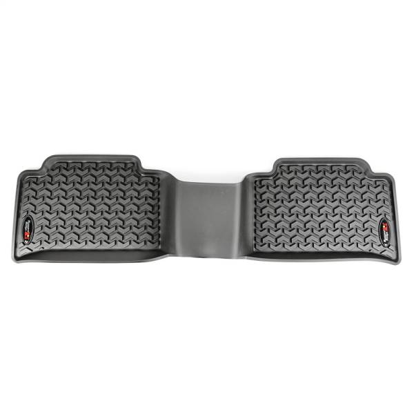 Rugged Ridge - Rugged Ridge Floor Liner, Rear; Black, 2015-2020 Chevrolet / GMC Colorado / Canyon Crew Cab 82951.15 - Image 1