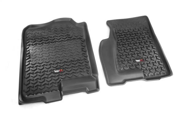 Rugged Ridge - Rugged Ridge All Terrain Floor Liner, Front Pair, Black; 99-06 GM Truck/SUV 82901.02 - Image 1