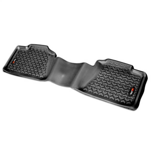 Rugged Ridge - Rugged Ridge All Terrain Floor Liner, Rear, Black; 99-14 GMC Full-size Pickup/SUV 82951.10 - Image 1